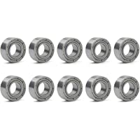 Los mejores  - Unxuey MR105ZZ L-1050ZZ - Rodamientos de bolas en miniatura (5 x 10 x 4 mm- acero- 10 unidades)